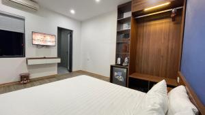 Katil atau katil-katil dalam bilik di Thanh Nam Hotel