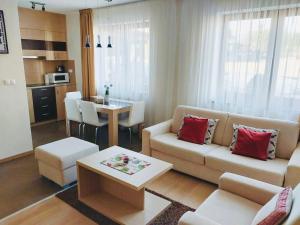 A kitchen or kitchenette at Apartment Mountain view - Stará Lesná