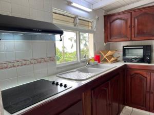 Η κουζίνα ή μικρή κουζίνα στο Appartement T3 spacieux et climatisé à Trois-Rivières