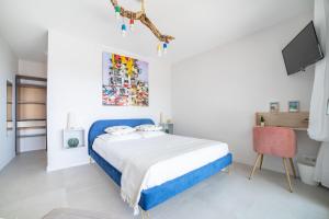 Posteľ alebo postele v izbe v ubytovaní CASA LC chambre1 vue Mer Jacuzzi