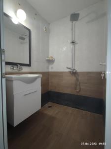 Koupelna v ubytování Royal Apartments Varna