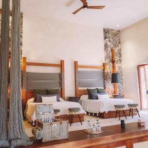 Posezení v ubytování Oriundo Luxury Nature Villas
