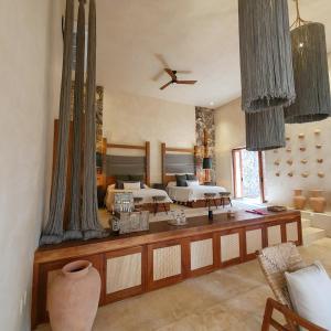 Posezení v ubytování Oriundo Luxury Nature Villas