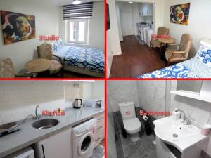 Kuchyň nebo kuchyňský kout v ubytování Istanberry - Royal Apartments + 37 fotografií