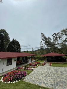 Aed väljaspool majutusasutust finca Encanto