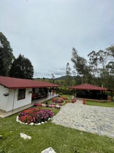 Aed väljaspool majutusasutust finca Encanto