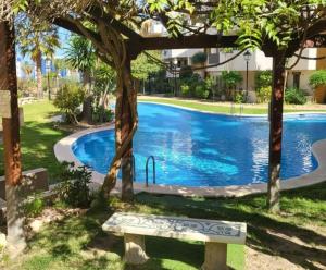 Basen w obiekcie Apartamento Boho, Punta Prima, Panorama Park,close to the beach plus 2 beautiful swimming pools lub w pobliżu