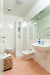 Łazienka w obiekcie Exquisite Stay Vannucci- Porta Romana