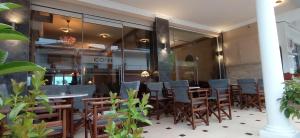 A seating area at THEMIS BEACH