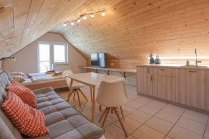 TV a/nebo společenská místnost v ubytování Jazz Bled B&B