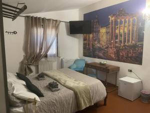 A bed or beds in a room at Stenghe Stracche