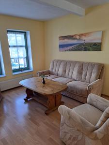 Et opholdsområde på Schlafen im Hafen Stralsund