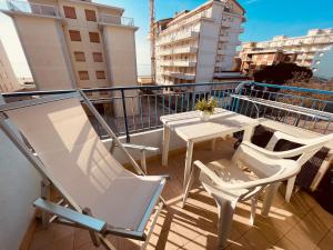 Balkón nebo terasa v ubytování App4rent Saturno 4 - family apartment, wifi, parking