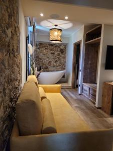 Posezení v ubytování Agriturismo Montefabbrello