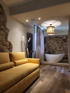 Posezení v ubytování Agriturismo Montefabbrello