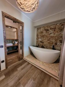 Koupelna v ubytování Agriturismo Montefabbrello