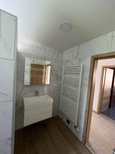 Vonios kambarys apgyvendinimo įstaigoje Apartmaji Seljak