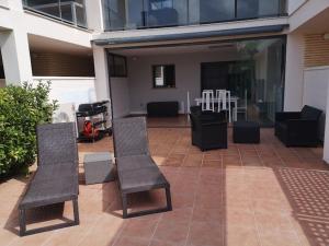 Część wypoczynkowa w obiekcie Appartement tout confort, Rez-de chaussée,3 chambres, 2 salles de bain