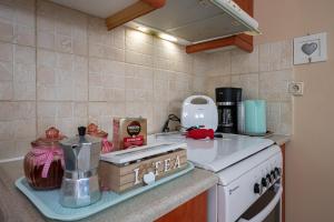 Kuchyň nebo kuchyňský kout v ubytování Pavlina’s Apartments