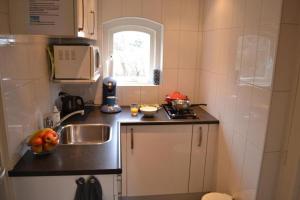 Kuchyň nebo kuchyňský kout v ubytování Klaproosje aan zee - Mr. Schoenmakerpad 1