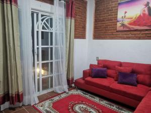 Istumisnurk majutusasutuses Hotel Boutique Casona Mashei