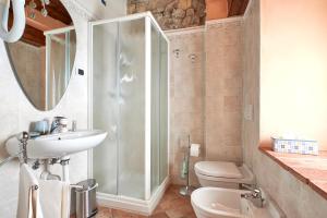 Koupelna v ubytování B&B Adelche