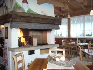 Restaurace v ubytování Rifugio Monti Pallidi