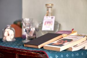 Knihovna v bed and breakfast