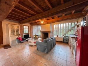 Posedenie v ubytovaní Pressoir de la mare SUPERHOTE 12 minutes de Cabourg