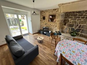 Χώρος καθιστικού στο La maison d'André