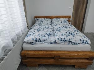 Posteľ alebo postele v izbe v ubytovaní Ubytování v Žimrovicích