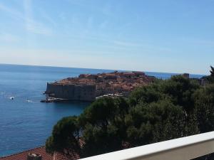 an island in the middle of the ocean at Dubrovnik Residence Nodilo in Dubrovnik