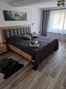 Ένα ή περισσότερα κρεβάτια σε δωμάτιο στο Ferienwohnung Hof Wehlenbach