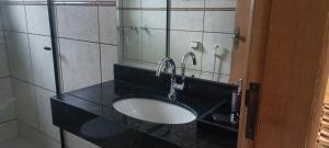Koupelna v ubytování Hotel Pires Faxinal