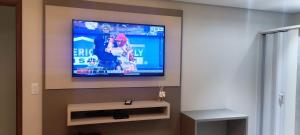 TV a/nebo společenská místnost v ubytování Hotel Pires Faxinal