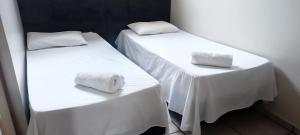 Postel nebo postele na pokoji v ubytování Hotel Pires Faxinal