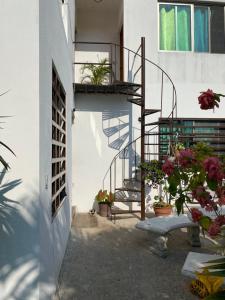 Balkón nebo terasa v ubytování Almendrita Habitación I