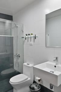 Koupelna v ubytování Palmer Suites