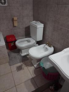 A bathroom at Casa Mocanu