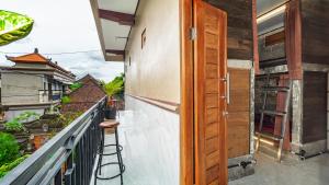 Balkón nebo terasa v ubytování Peanut House