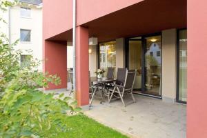 Das Gebäude in dem sich die Ferienwohnung befindet