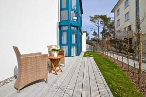 Balkón nebo terasa v ubytování Seeresidenz Haus Baltic, App A02