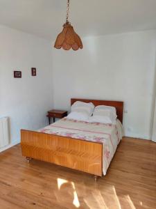 En eller flere senge i et værelse på Maison presqu'île Hillion centre bourg et proche de la Mer