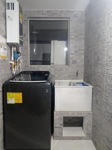 Vonios kambarys apgyvendinimo įstaigoje Comoda casa para descansar en Paipa & excelente ubicacion