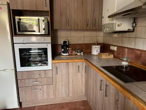 Kuchyň nebo kuchyňský kout v ubytování Apartamento el Remiendu Pegau