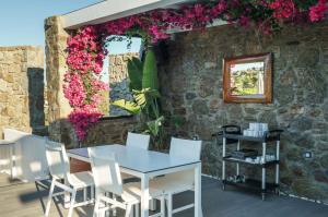 Posezení v ubytování Bianco a Nero Mykonos