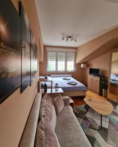 Postel nebo postele na pokoji v ubytování SOGNI D'ORO + 12 fotografií