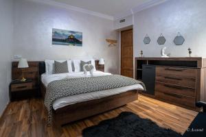Voodi või voodid majutusasutuse Hôtel ZIRYAB toas