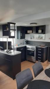Köök või kööginurk majutusasutuses Mobil-Home 6 Personnes
