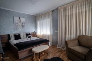 Voodi või voodid majutusasutuse Hôtel ZIRYAB toas